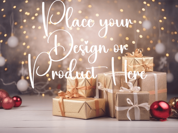 Download Christmas Background for Product Mockups - Mockups Collection